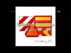 Indicateur d'avertissement pour véhicule à vélo à grande intensité à mobilité lente Indicateur arrière pour véhicule à camions