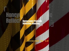 La bande réfléchissante prismatique à grille cristalline étanche pour bande d'avertissement de barrière de véhicule