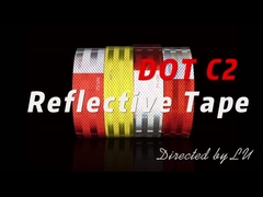 Autos de sécurité camions vélo route rouleaux prismatiques DOT C2 ruban adhésif réfléchissant
