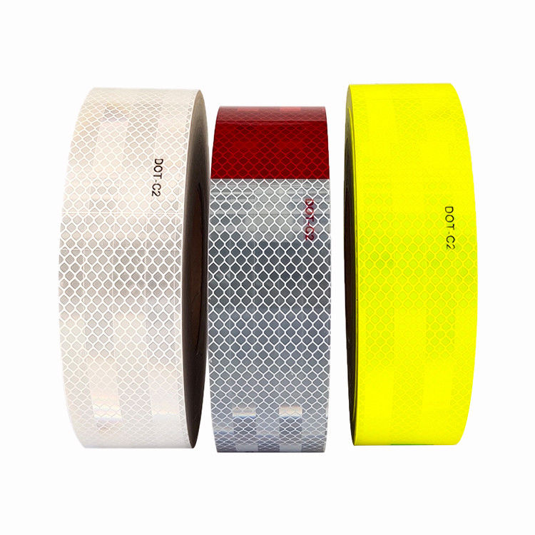 Tape réfléchissante fluorescente jaune vert orange pour camionnettes OEM