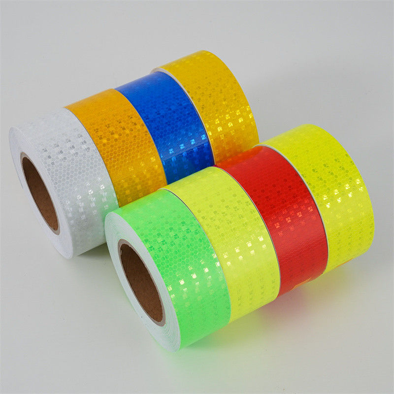 Tape de radium réfléchissante sur mesure en PVC en grille de cristal