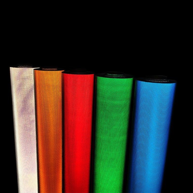 Vente en gros en usine Publicité de qualité LZT1800 Film réflecteur acrylique Vinyle feuille réflectrice pour le panneau de signalisation routière