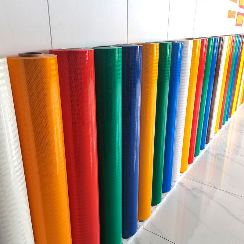 1.22*45.72m Ruloir rétro-prismatique de feuille réfléchissante pour la sécurité routière