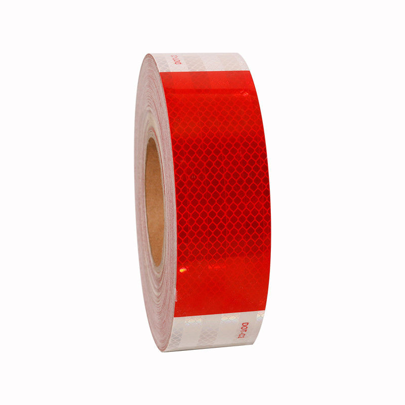 Tape adhésive réfléchissante au radium sensible à la pression agressive DOT C2 Autocollant réfléchissant pour véhicules