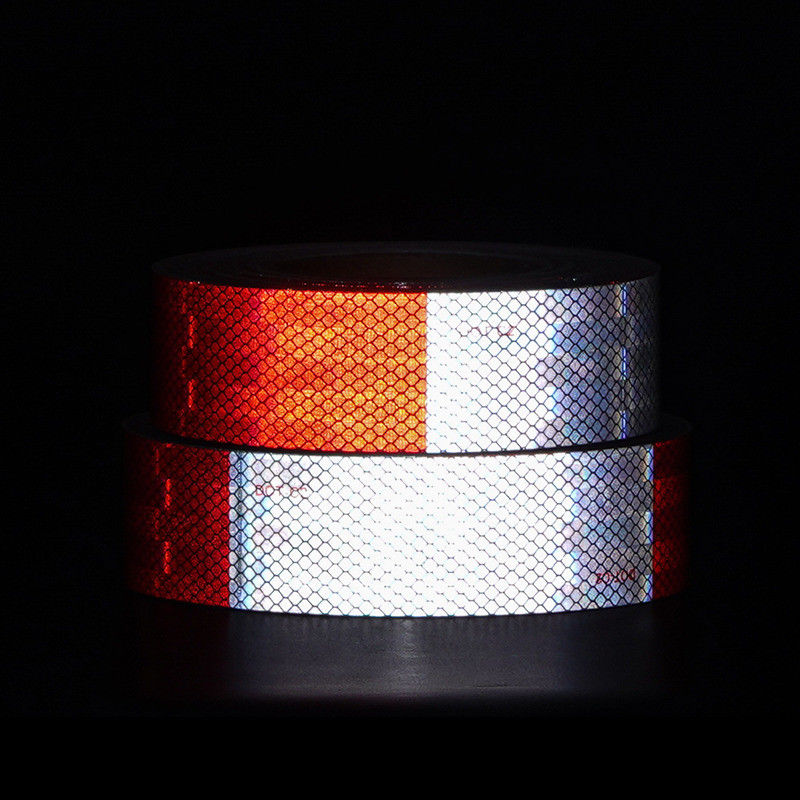 Fabricant de l'acrylique résistant à l'usure pour animaux de compagnie personnalisé DOT C2 Signes de circulation rouges et blancs Ruban réfléchissant