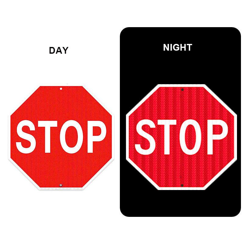 ASTM D4956 Matériau réfléchissant rouge de type II de qualité EGP pour les panneaux de signalisation routière