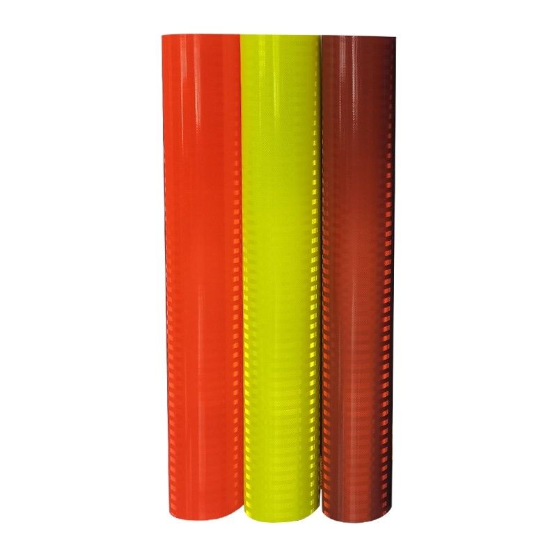 Blanc Jaune Rouge Couleur HIP EGP Grade 7-10ans Garantie Folie de vinyle réfléchissante pour la sécurité routière