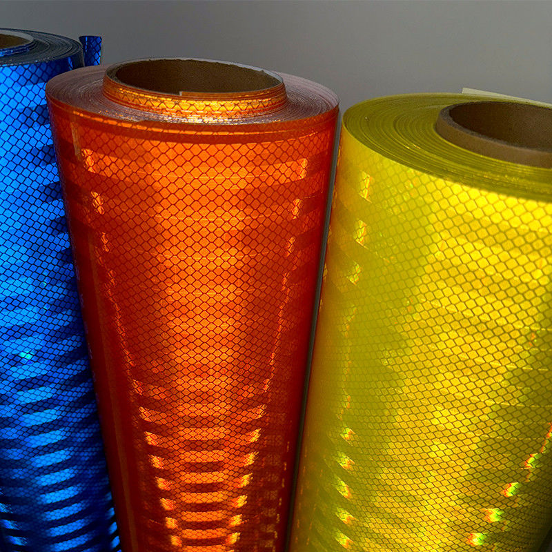 Bâche réfléchissante microprismatique de qualité 3M, de qualité diamant HIP haute visibilité, 1,22 x 45,7 m, impression éco-solvant, acrylique pour panneaux de signalisation