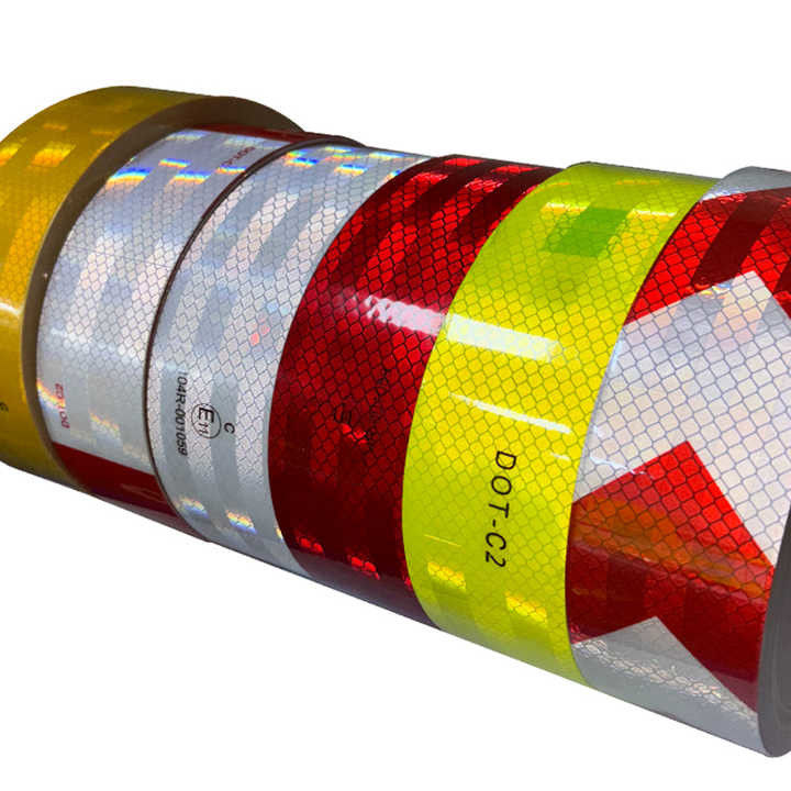 Étiquette de bande réfléchissante DOT-C2 pour véhicule