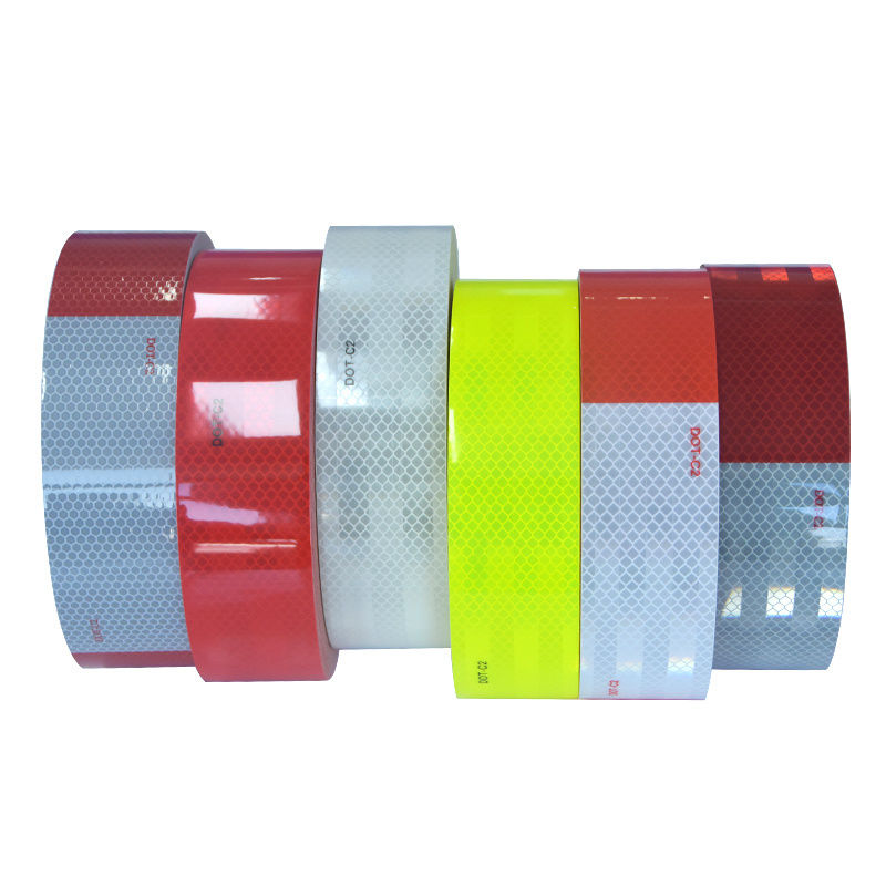 Autocollant réfléchissant réflecteur Polyester réfléchissant ECE 104R DOT-C2 Camion Visibilité du véhicule Ruban adhésif