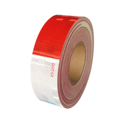 Bon prix Tape à haute visibilité réfléchissante de précision dot Conspicuity Tape rouge et blanc en ligne