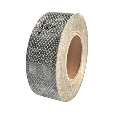 Bon prix Sécurité des camions Conspicuité Autocollant réfléchissant aluminiumé Blanc Ruban réfléchissant ECE métallisé en ligne