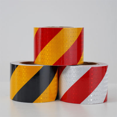 Bon prix Tape de marquage réfléchissante prismatique à grille cristalline à rayures de nid d'abeille pour contrôle de la circulation en ligne