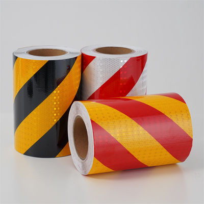 Bon prix PVC radium adhésif bande réfléchissante adhésif jaune et rouge en ligne
