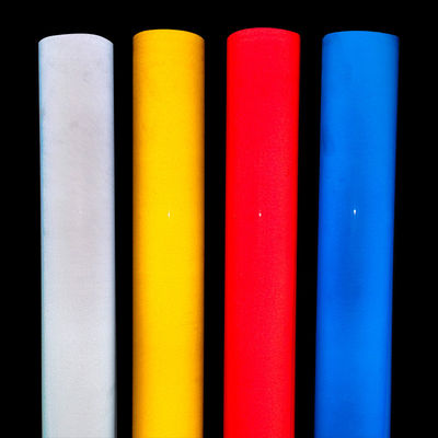 Bon prix Feuille de vinyle réfléchissante résistant à la chaleur déchirable rouge jaune OEM en ligne