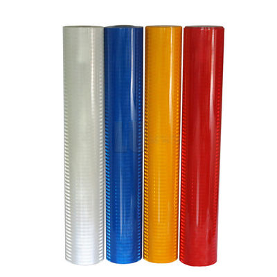 Bon prix Film de feuille réfléchissante micro prismatique Reflecteur vinyle rouge Visibilité haute intensité en ligne