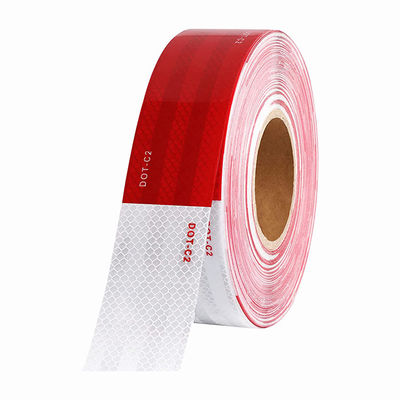 Bon prix Ruban réfléchissant à points en PET de 5 cm pour remorque, microbilles personnalisées en ligne