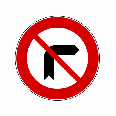 Bon prix Panneaux de sécurité routière réfléchissants OEM personnalisés Signalisation routière obligatoire Avertissement Panneau de signalisation routière circulaire en ligne