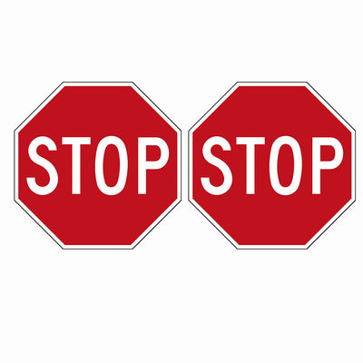 Bon prix Panneaux routiers réfléchissants d'avertissement de ralentissement de rue octogonaux de 12 x 12 pouces en ligne