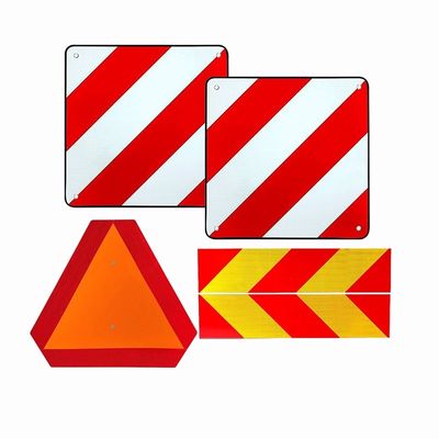 Bon prix Panneau d'avertissement de marquage réfléchissant pour véhicule Plaque de marquage arrière réfléchissante pour l'Italie et l'Espagne en ligne