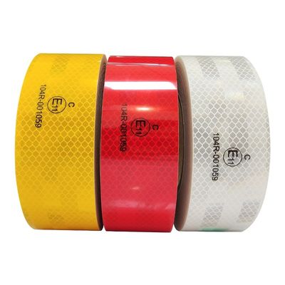 Bon prix Rode blanc jaune High Vis Reflective Conspicuity Tape Pour les remorques en ligne