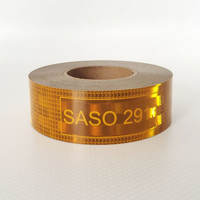 Bon prix Tape rétro-réfléchissante prismatique métallisée jaune SASO 2913 High Intensity en ligne