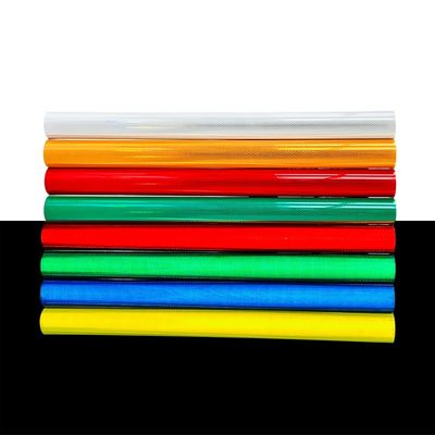 Bon prix 1.22 X 45.7m Type de plaque réfléchissante microsprismatique de qualité diamant pour produit de sécurité en ligne