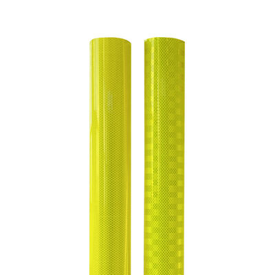 Bon prix Feuille réfléchissante jaune fluorescente d'avertissement de visibilité pour les autobus scolaires en ligne