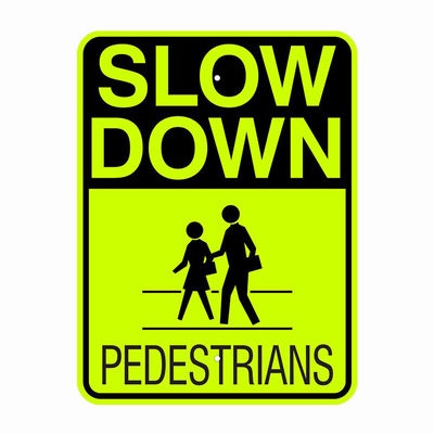 Bon prix Signes de circulation réfléchissants personnalisés Signes routiers pour piétons Bus scolaire en ligne