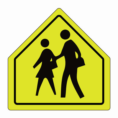 Bon prix 3 à 10 ans de durée de vie Signes métalliques réfléchissants pour école épaisseur personnalisée en ligne