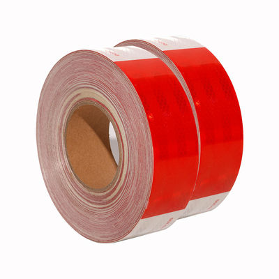 Bon prix Fabricant de l'acrylique résistant à l'usure pour animaux de compagnie personnalisé DOT C2 Signes de circulation rouges et blancs Ruban réfléchissant en ligne