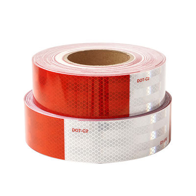 Bon prix Tape réfléchissante adhésive rouge et blanc à haute visibilité pour les camions en ligne