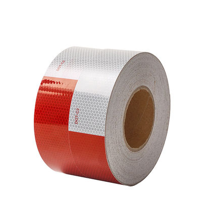 Bon prix Blanc rouge Conspicuité Prismatique Truck Avertissement DOT Ruban réfléchissant en ligne