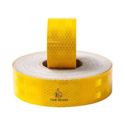 Bon prix Tape réfléchissante prismatique de véhicule blanche rouge jaune acrylique ECE 104 pour avertissement de sécurité de camion en ligne