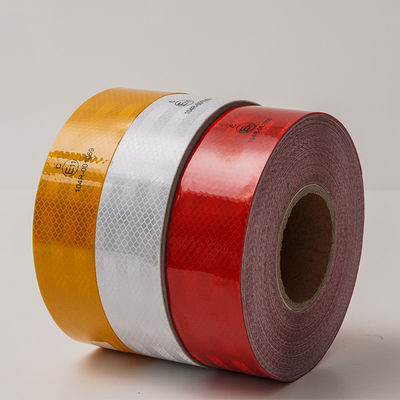 Bon prix LU usine en gros adhésif imperméable DOT C2 rouges et blancs camions remorques sécurité rétro ECE 104r Cinta Reflectiva ruban adhésif en ligne