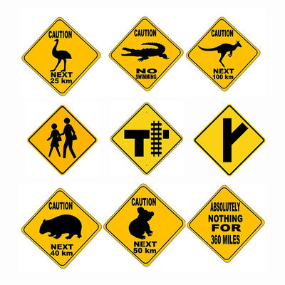 Bon prix Animaux jaunes Passage piétonnier ralentissement Signalisation d'avertissement Signes de circulation réfléchissants en ligne
