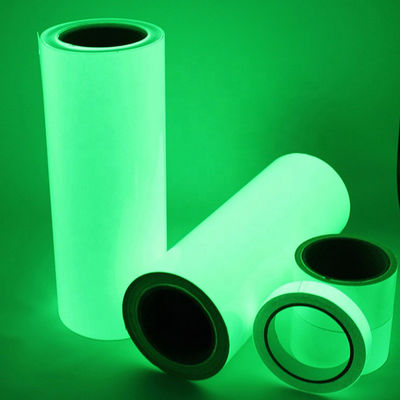 Bon prix Film photoluminescent imprimable 1,24X45,7m Lumière dans l'obscurité Ruban lumineux pour avertissement en ligne