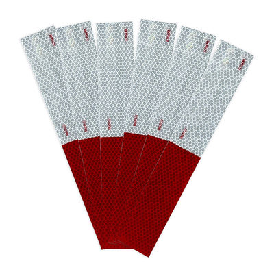Bon prix Bandes de ruban adhésif réfléchissant pour marquage de la conspicuité rouge et blanc DOT-C2 en ligne
