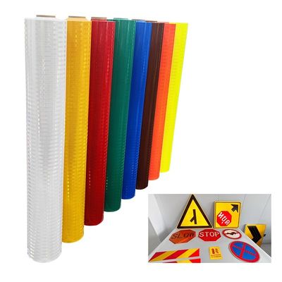 Bon prix Matériau de feuille réfléchissante prismatique haute intensité imprimable en acrylique pour panneaux de signalisation en ligne