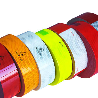 Bon prix Ruban réfléchissant haute visibilité blanc rouge jaune autocollant pour véhicules en ligne