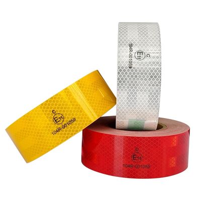 Bon prix High Intensity ECE 104R Self Adhesive Reflective Conspicuity Safety Tape for Vehicle en ligne