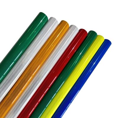 Bon prix Bâche réfléchissante de qualité diamant imprimable avec haute réflectivité et structure micro-prismatique pour la sécurité routière en ligne