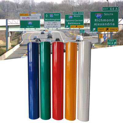 Bon prix ASTM D4956 Type IV HIP Foil réfléchissant prismatique à haute intensité avec une durée de vie de 10 ans en ligne